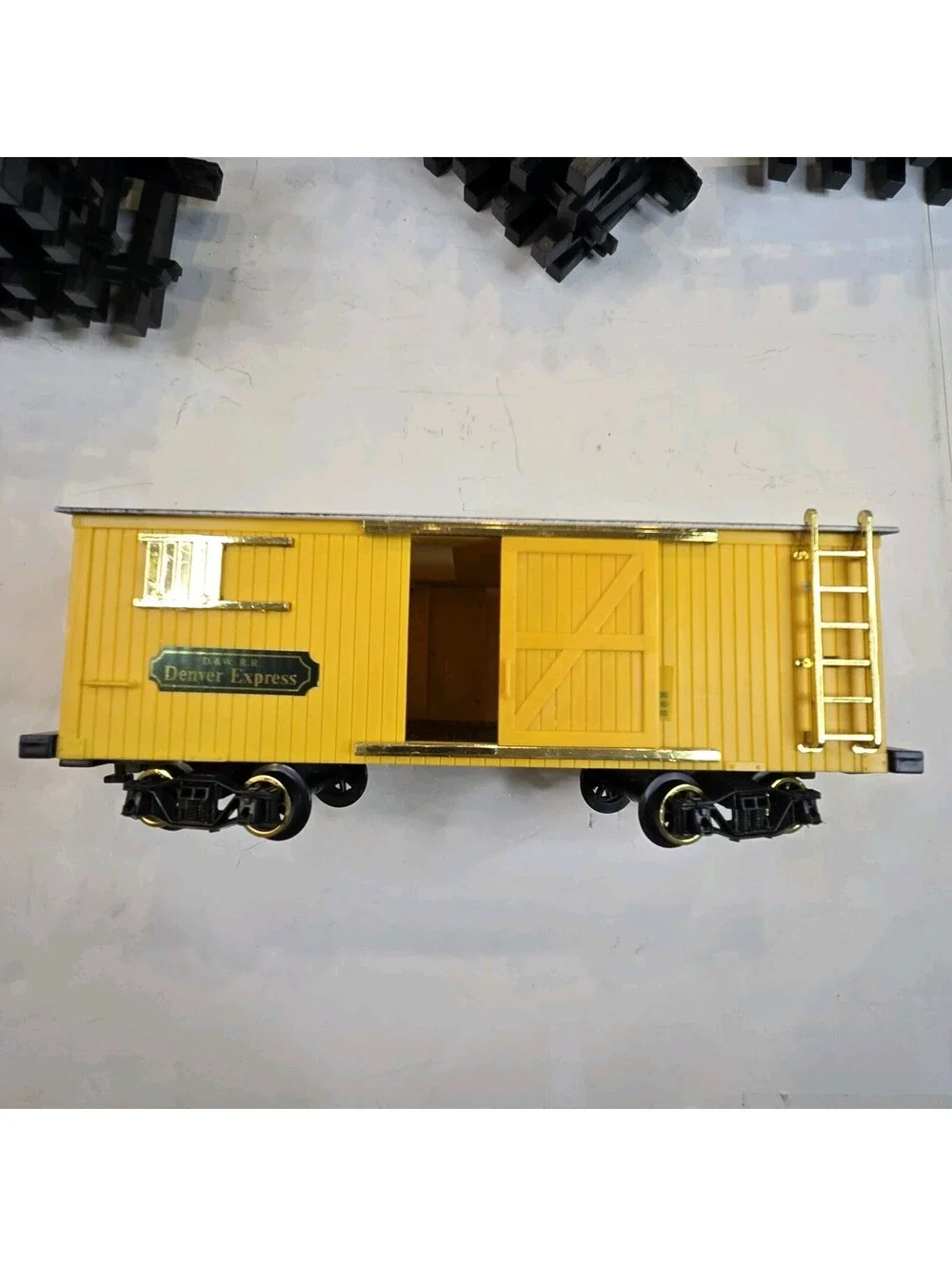 New Bright G Scale Denver Express Train W/tracks 1986 Untested